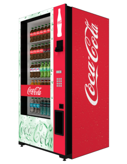 coca cola vending fridge