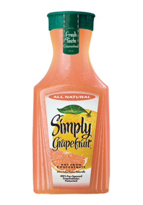 Simply grapefruit juice top