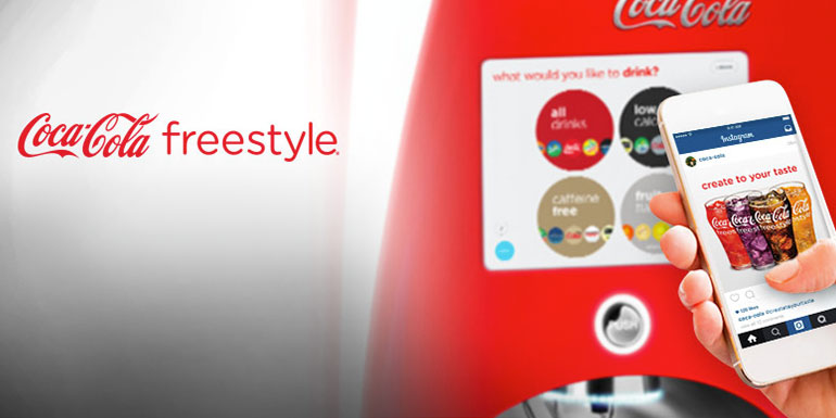drive engagement for your Coca-Cola Freestyle machine with social media