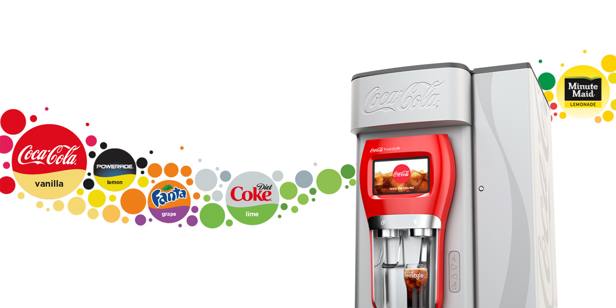 Coca cola freestyle countertop